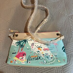 SPARTINA Florida Map Print Women's Bag